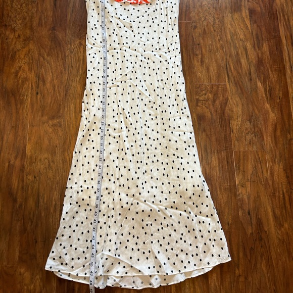 RIXO Polka Dot Dress With Ruffles Women’s Size Medium - Picture 7 of 8